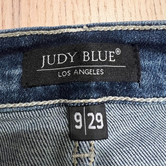 Judy Blue Trouser Flare Jeans Womens 9/29 Button Fly 70s Revival Coastal Cowgirl - Picture 3 of 17